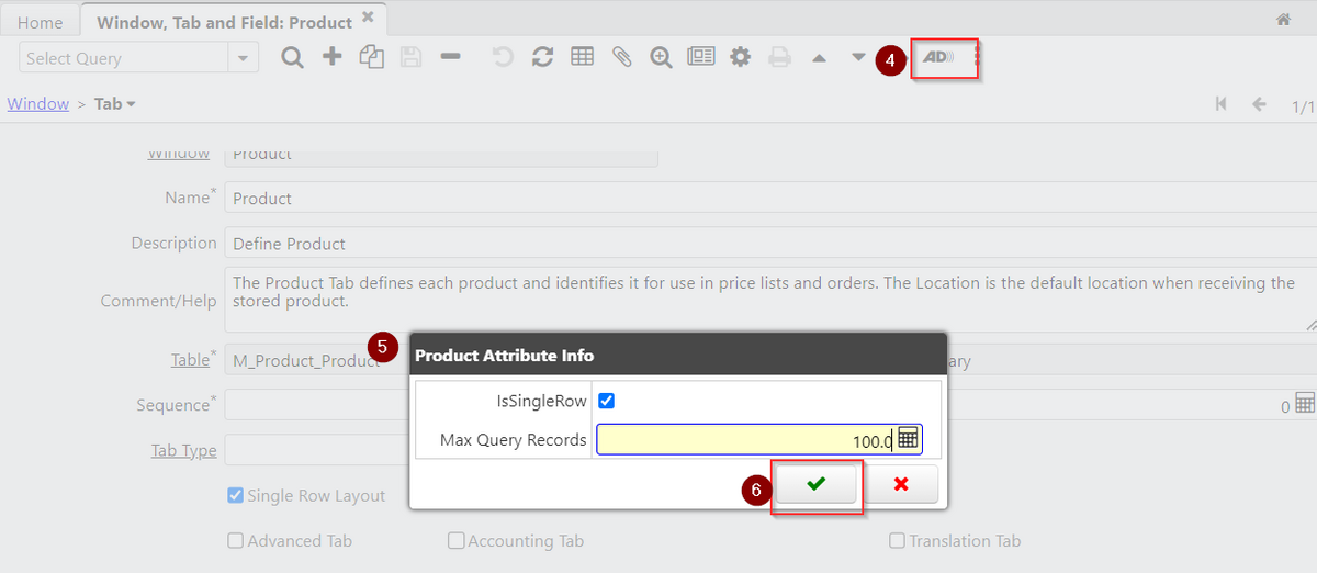 Product Attribute Info