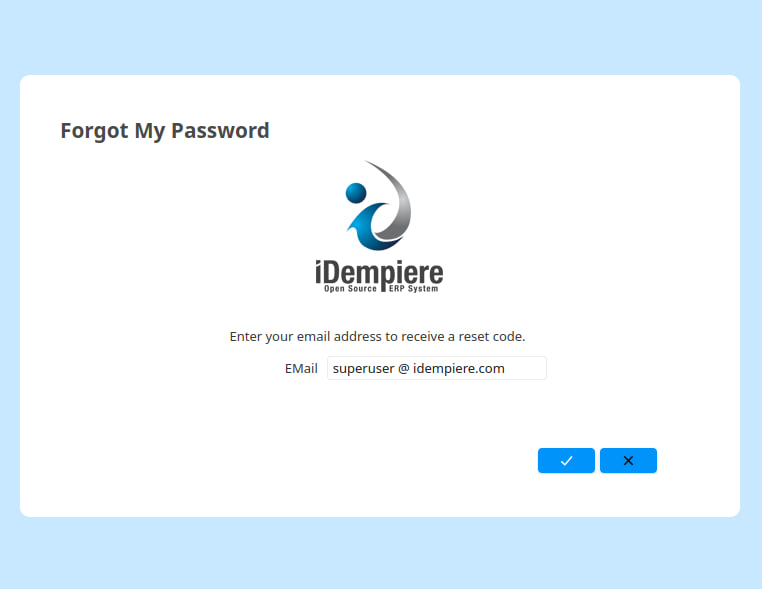 Step 1: enter your email