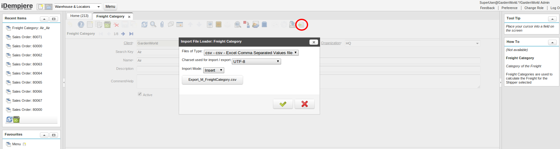 NF001 ImportCSV03