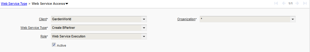 Web Service Access