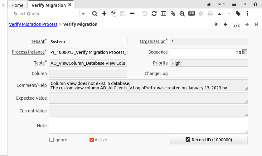 04 VerifyMigrationColumnViewDoesNotExist
