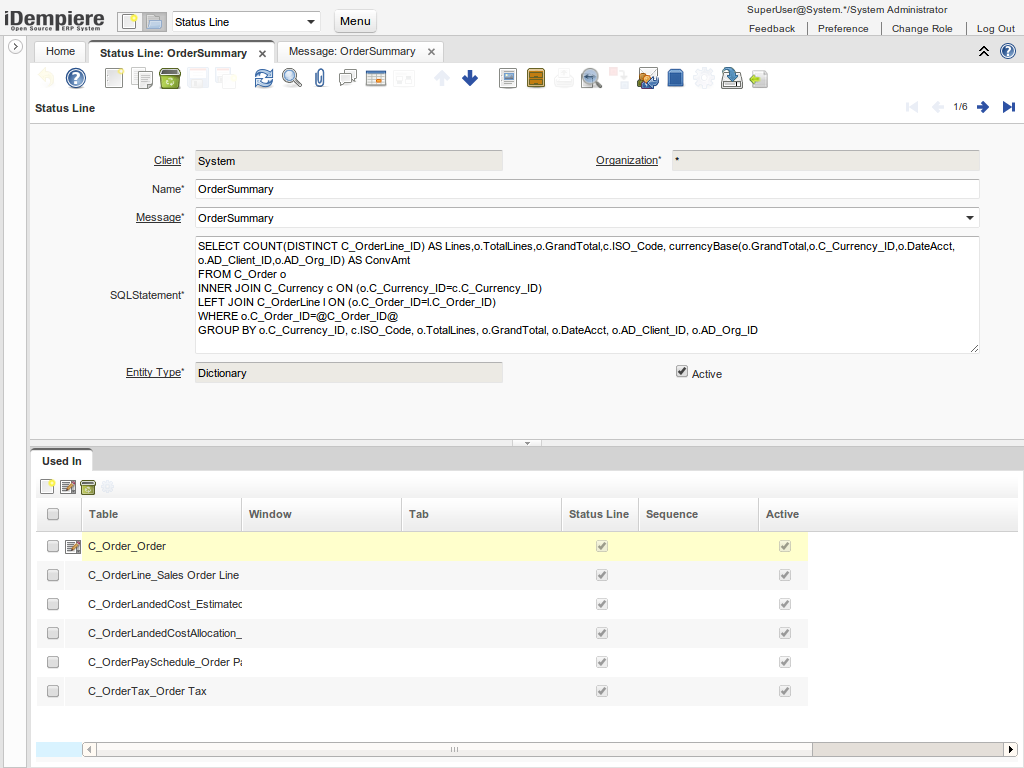 02 SL Query Used